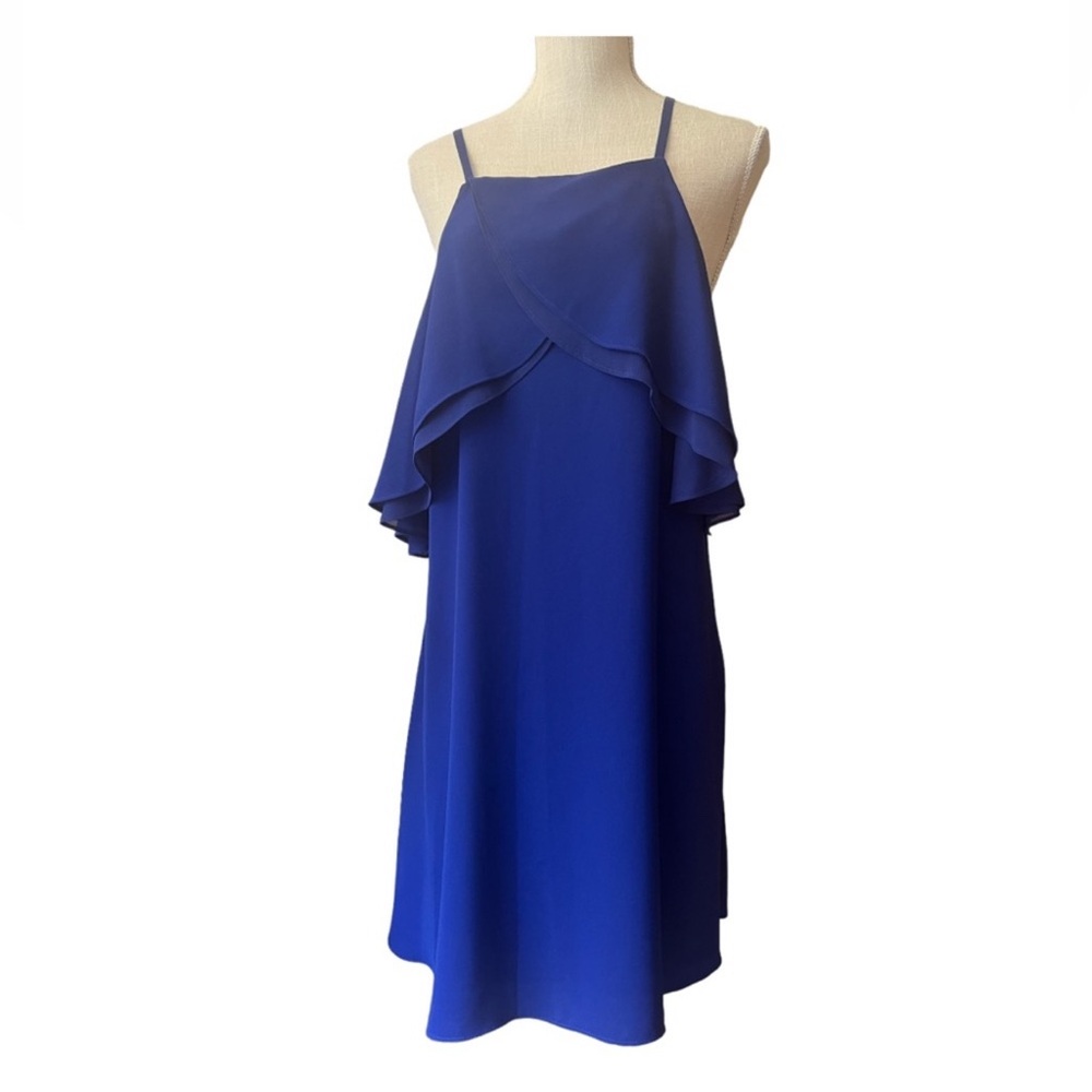 RACHEL Rachel Roy Royal Blue Off the Shoulder Dress Size XL